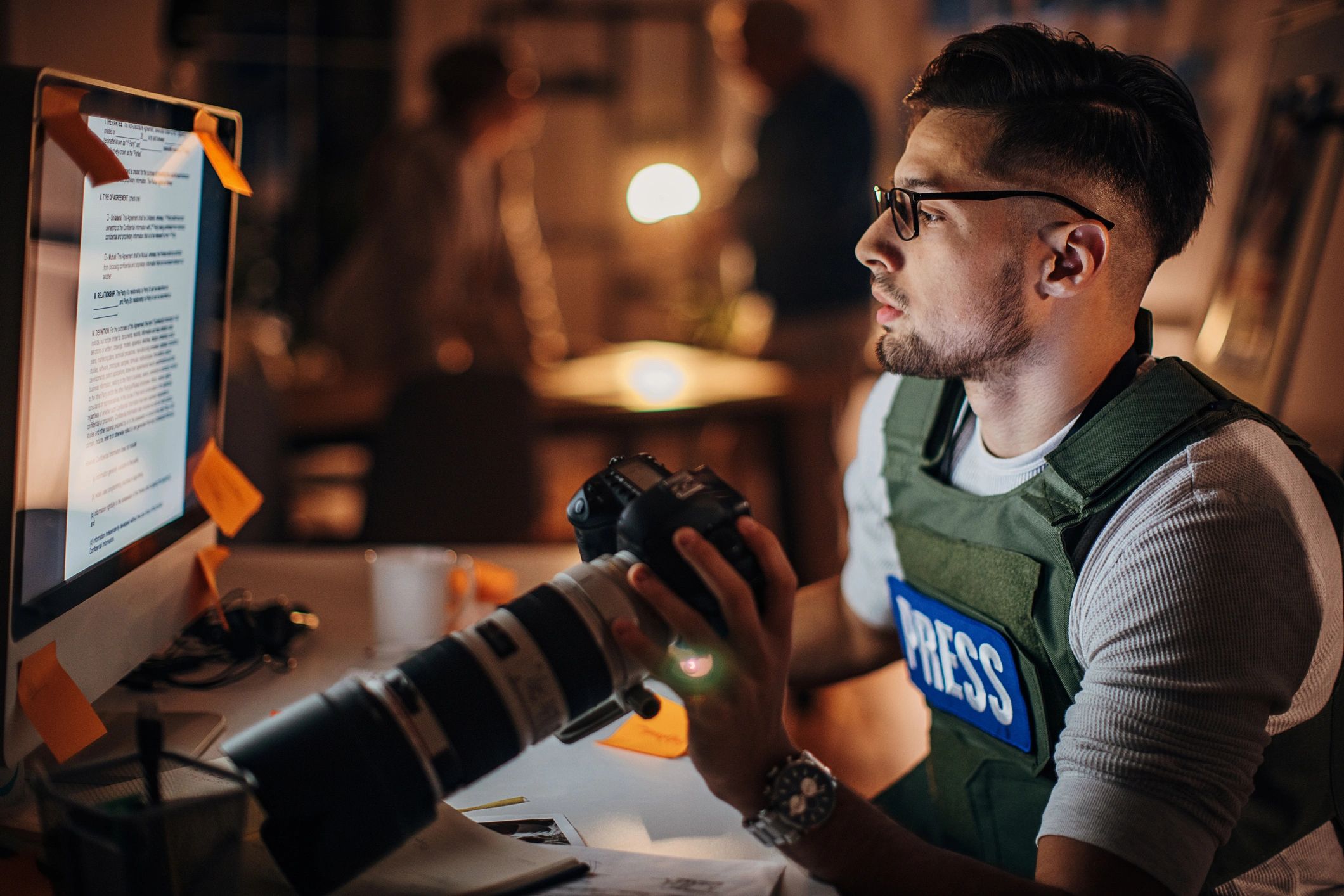 camera gear and photo editing