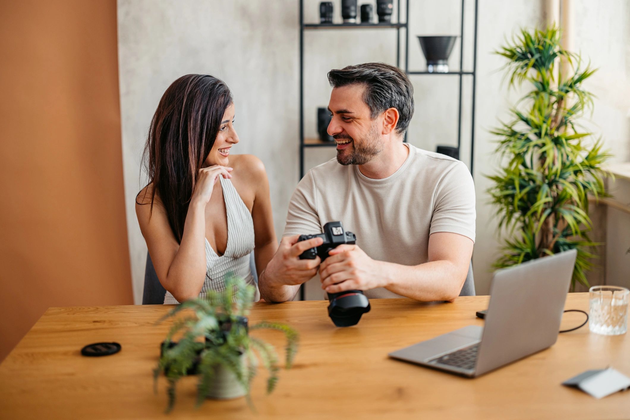 happy photography clients